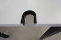 Assmann Winkeltisch 45 Grad weiße Platte rechts & linksgewinkelt 