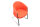 Sedus Silent Rush Besucherstuhl orangerot mit Chromgestell