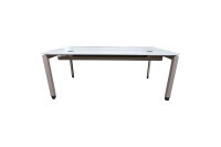 Steelcase Schreibtisch Weiß Taupe 160x80 cm