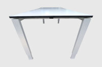 Wini Winea Focus Schreibtisch Weiß mit schwarzer Kante 180x80 cm