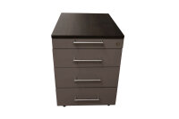 Wiesner Hager Rollcontainer Taupe Wenge