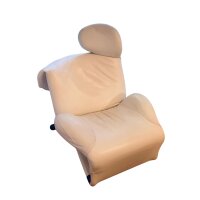 Cassina Wink in weißem Leder